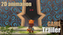 create 2d animated cinematic game trailer for indie games
