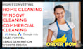 generate home cleaning window cleaning commercial cleaning leads build website