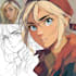 drawing anime art illustration