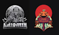 design custom move killer at halloween party logo