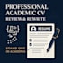 review and rewrite your academic CV