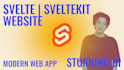create svelte and sveltekit web app with stunning UI