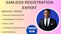 register your business on samgov with cage code and government certification