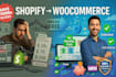 migrate shopify to woocommerce wordpress