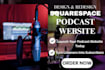 design squarespace podcast website that convert listeners into loyal subscribers
