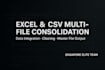 consolidate multiple excel files and create a master file