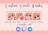 do emotes, these are not animated emote slots open