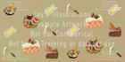 draw cute dreamy food and cafe illustrations