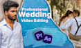do cinematic and emotional wedding video editing for your reel