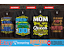 create modern typography tshirt design for your brand or pod store