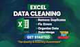do urgent excel data cleaning, excel data split, data entry as excel expert