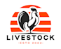 design glamorous fantastic rooster logo