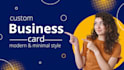 create modern and neat business card