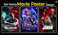 create eye catching movie poster design