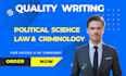 write quality law,essay,property law, comparative politics