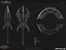 design unique weapons illustrations, assets and props
