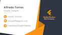 create luxury professional business card design with qr code
