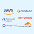 deploy and optimize web hosting on AWS, contabo, hetzner, azure, or gcp