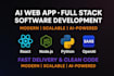 Develop ai web application, full stack website, and software solutions ...