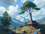 create oil painting, digital oil painting