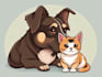 create vector cartoon characters and realistic animals
