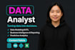 do data analytics, visualization, dashboard as data analyst