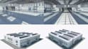 do 3d commercial industrial building design, 3d factory warehouse design