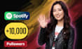 provide organic spotify promotion for follower growth