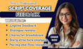 provide professional script coverage and detailed feedback for your screenplay