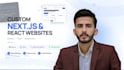 build a custom nextjs react website or full stack web app