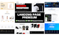 create a custom high converting landing page with modern design