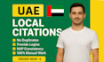 create high quality uae local citation