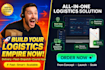 build a logistics app, delivery and courier app, fleet system, dispatch website