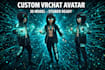 create a custom 3d vrchat avatar, vtuber, furry avatar