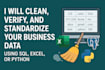 clean and prepare your dataset for power bi or tableau