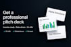 design a gamma ai or keynote pitch deck presentation
