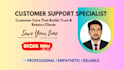 provide professional customer support for faire, etsy, amazon and shopify