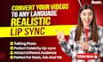 do realistic lip sync video with ai custom speech
