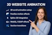 do 3d scrolling animation on webflow wordpress lovable webgl parallax spline