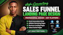 use systeme io carrd co clickfunnel shopify wix website for landing page design