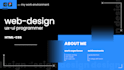 create a simple design and HTML CSS website page