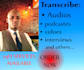 transcribe audio video interviews podcast transcripts french