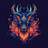 create a fantasy game logo and branding