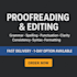 proofread and edit your document professionally
