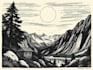 create awesome linocut illustration art