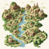 map illustration vector illustration vector map