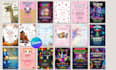 create a birthday invitation editable in canva