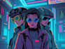 create cyberpunk and retro aesthetic characters