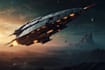 design a sci fi spaceship design