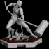create 3d printable characeter,stl file model,zbrush 3d sculpt creature,figurine